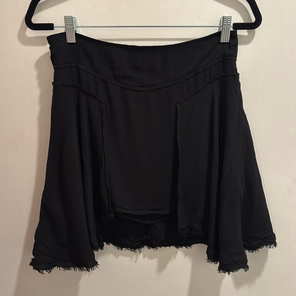 Black 2 layered skirt